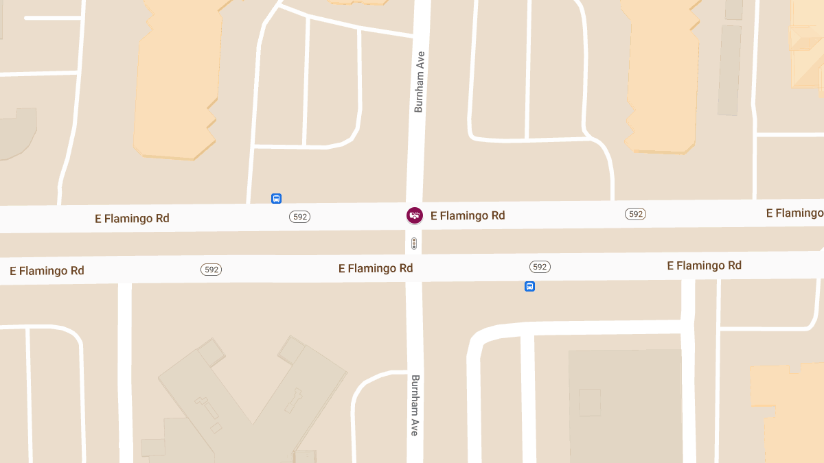 Injuries Reported in Accident at Burnham Ave & E Flamingo Rd
