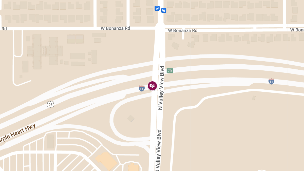 Injuries Reported in Accident at IR11 N & Valley View Blvd NB Off-Ramp