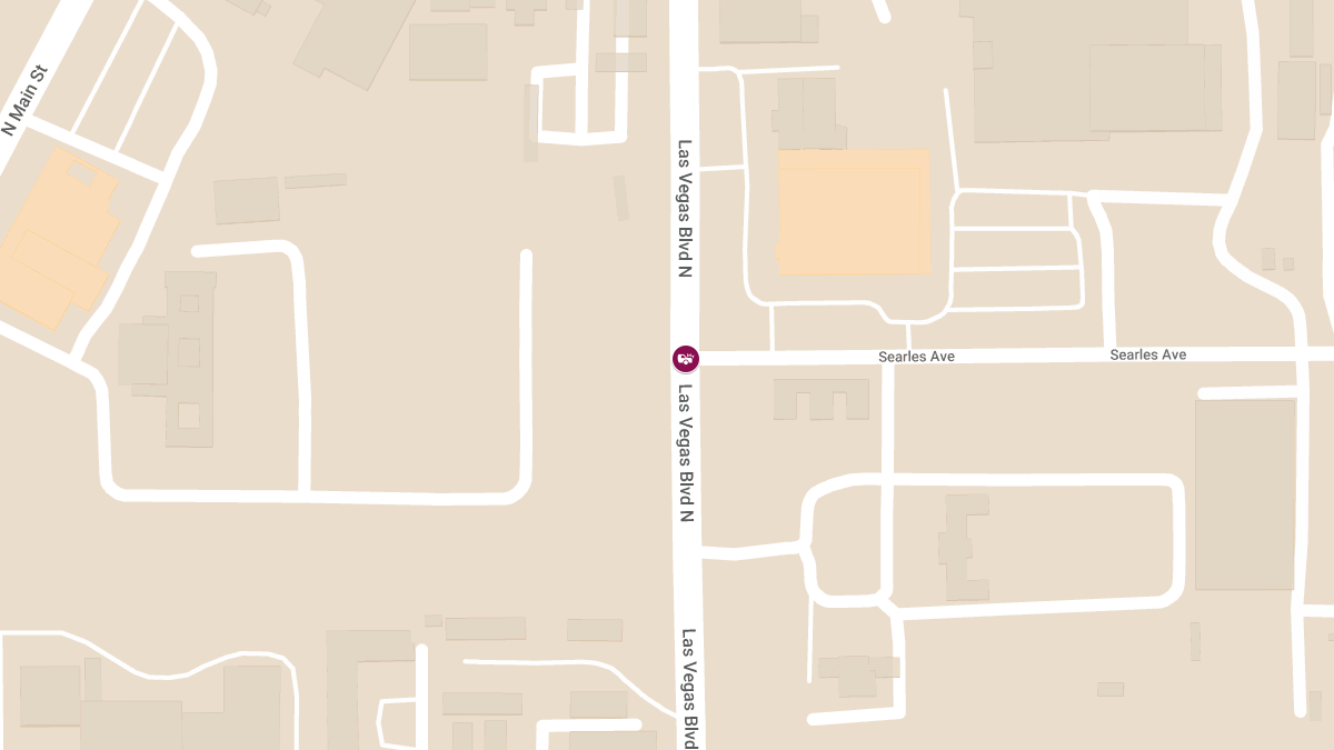 Injuries Reported in Accident at N Las Vegas Blvd and Searles Ave