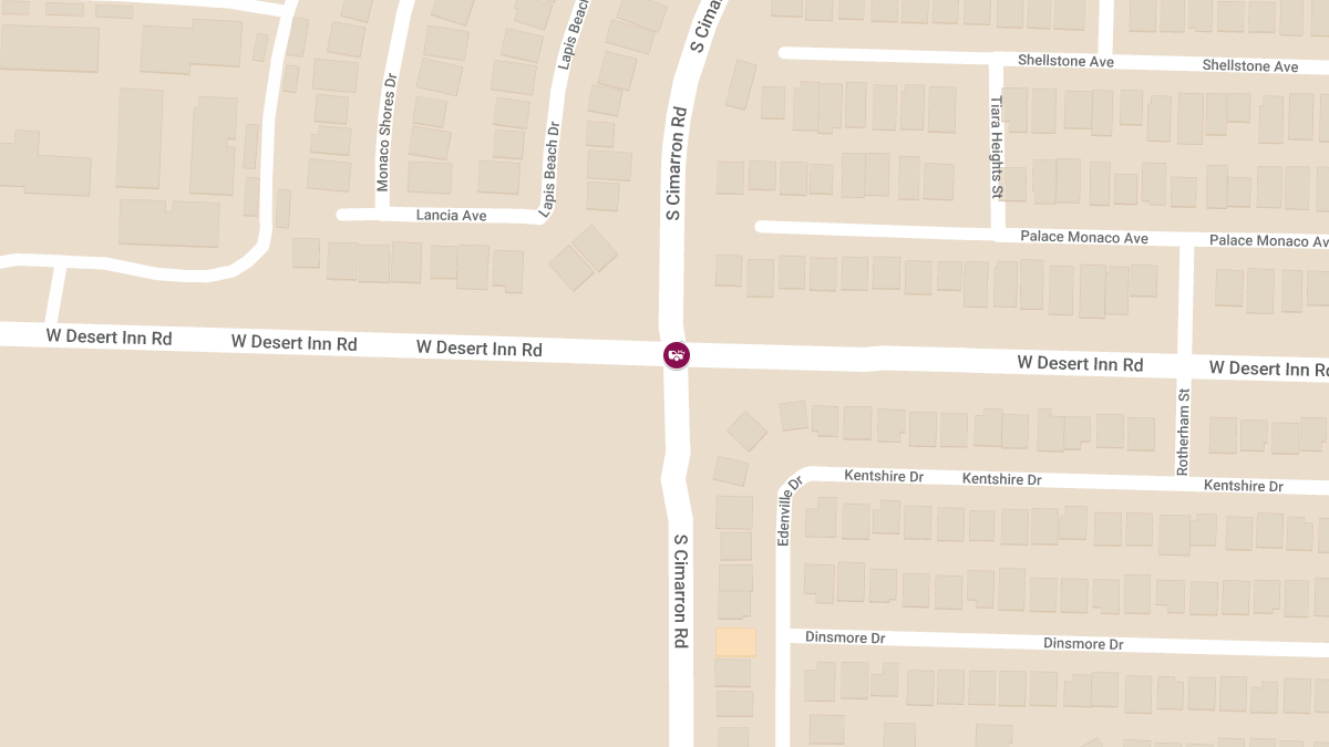 Injuries Reported in Accident at W Desert Inn Rd & S Cimarron Rd