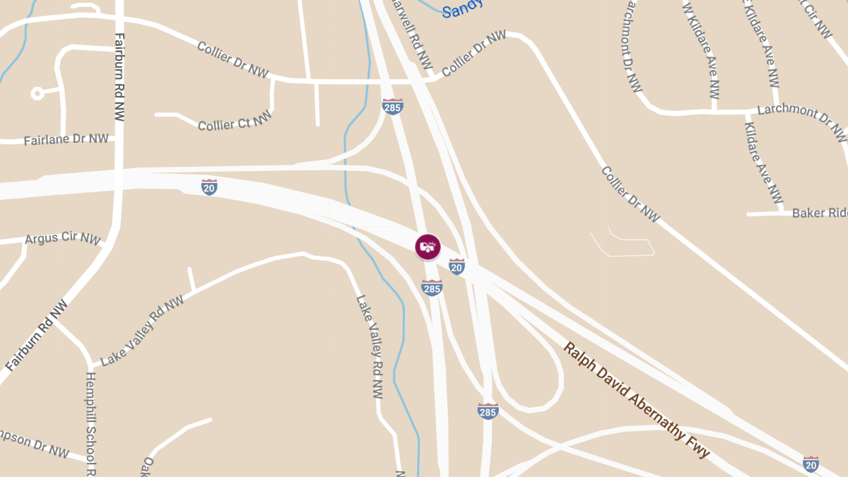 Injuries Reported in Collision at I-20 E & I-285 N