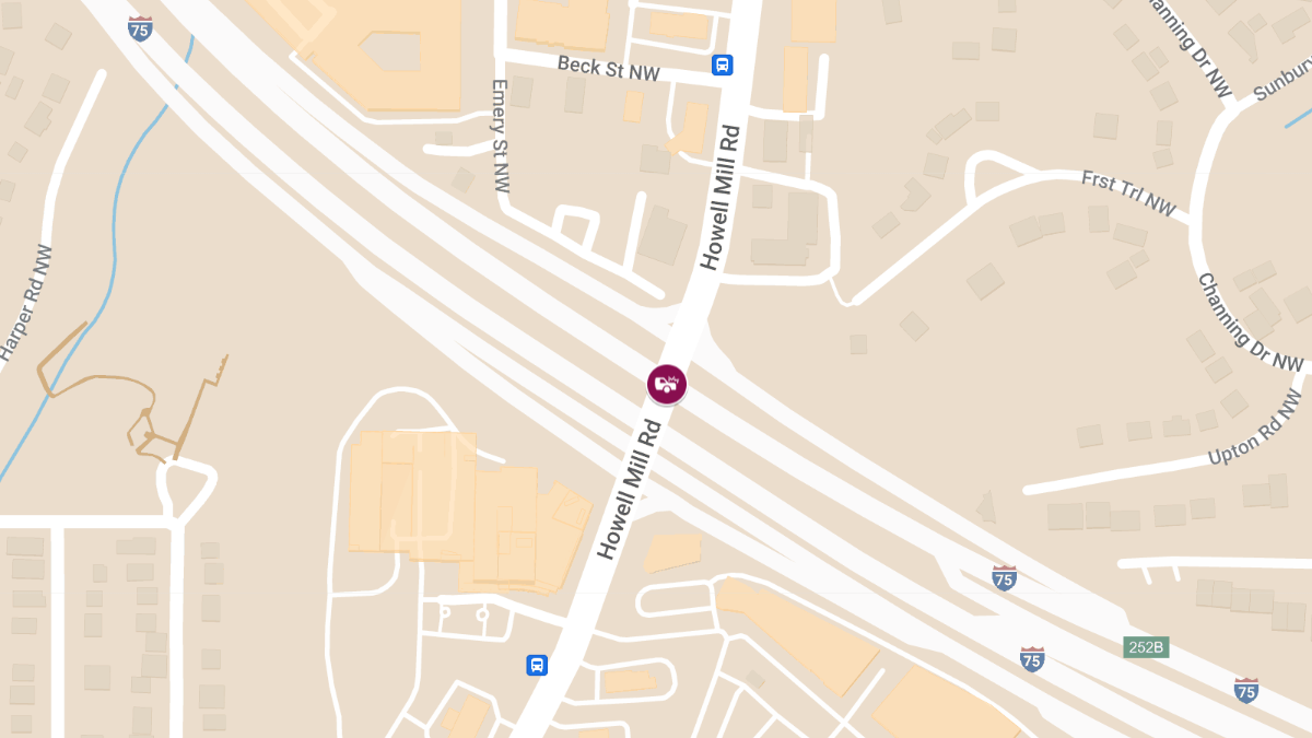 Injuries Reported in Collision at I-75 N & Howell Mill Rd NW