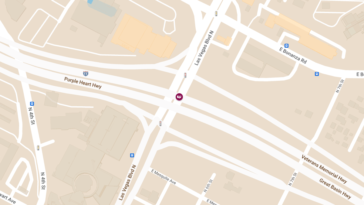 Injuries Reported in Collision at IR11 S & Las Vegas Blvd