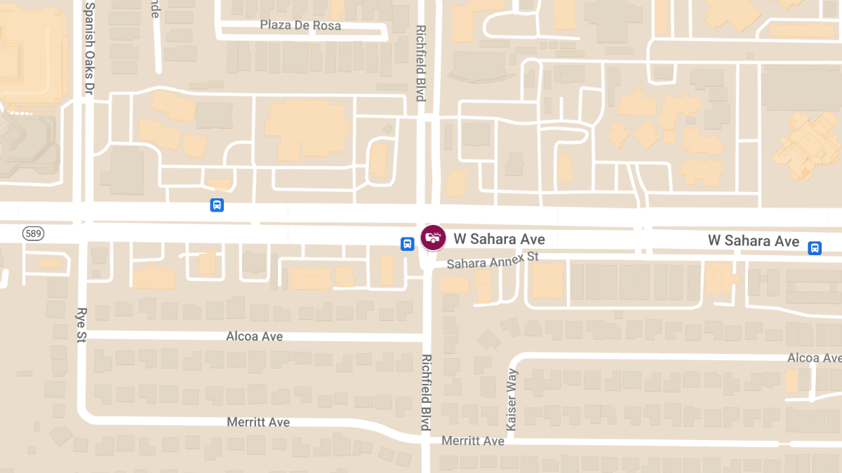 Injuries Reported in Collision at W Sahara Ave & Richfield Blvd