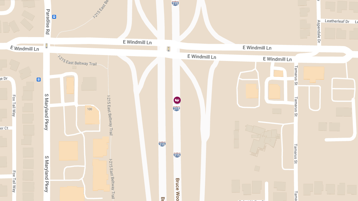 Injuries Reported in Collision on I-215 E near Windmill Ln