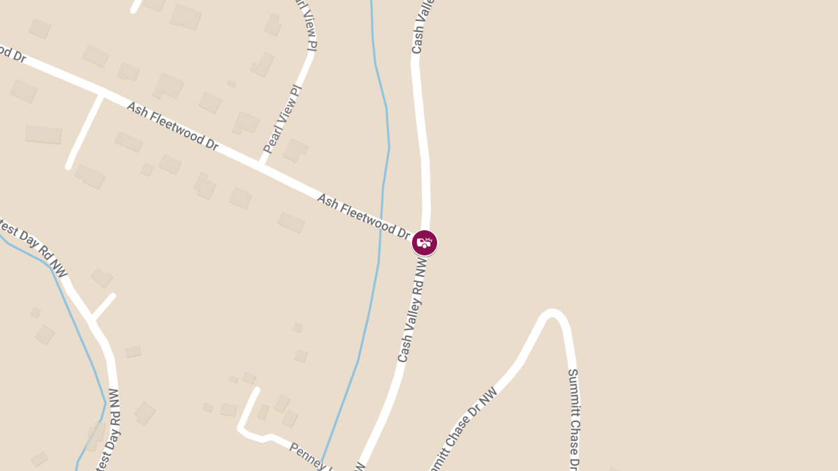 Injuries Reported in Crash at Cash Valley Rd & Ash Fleetwood Dr