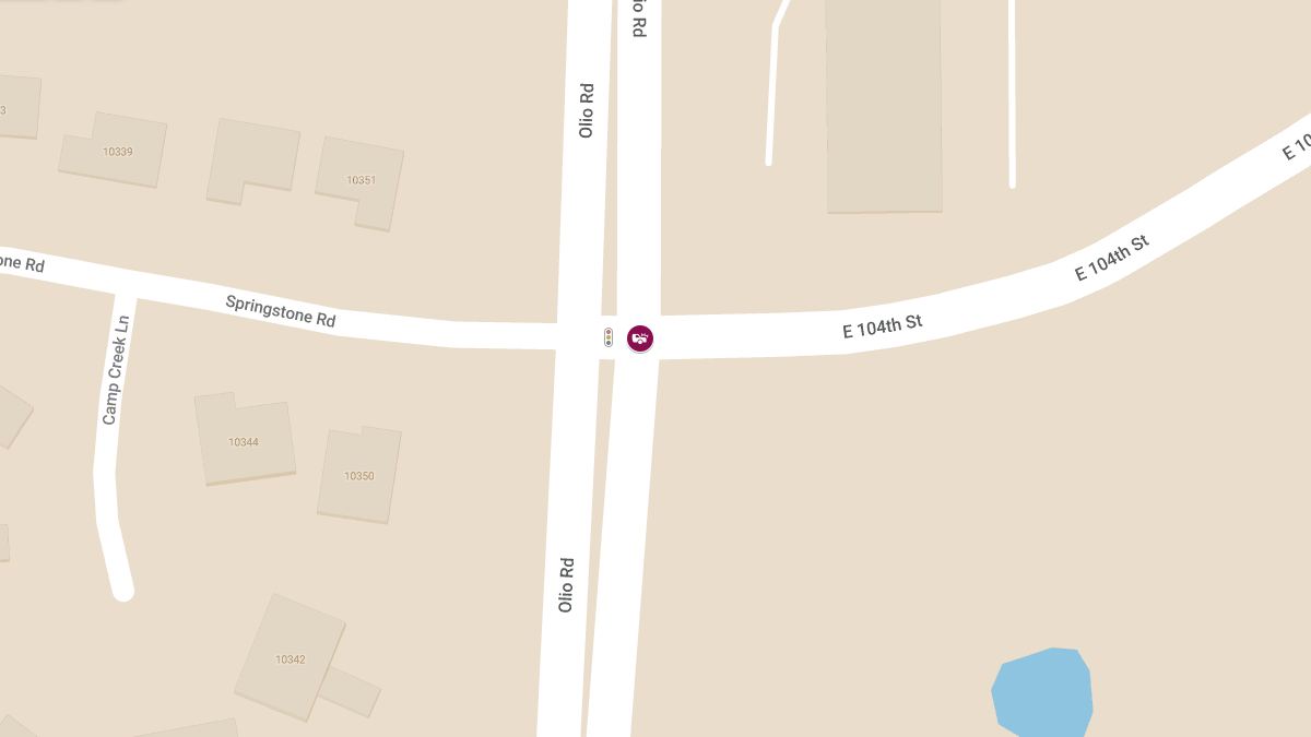 Injuries Reported in Crash at E 104th St and Olio Rd