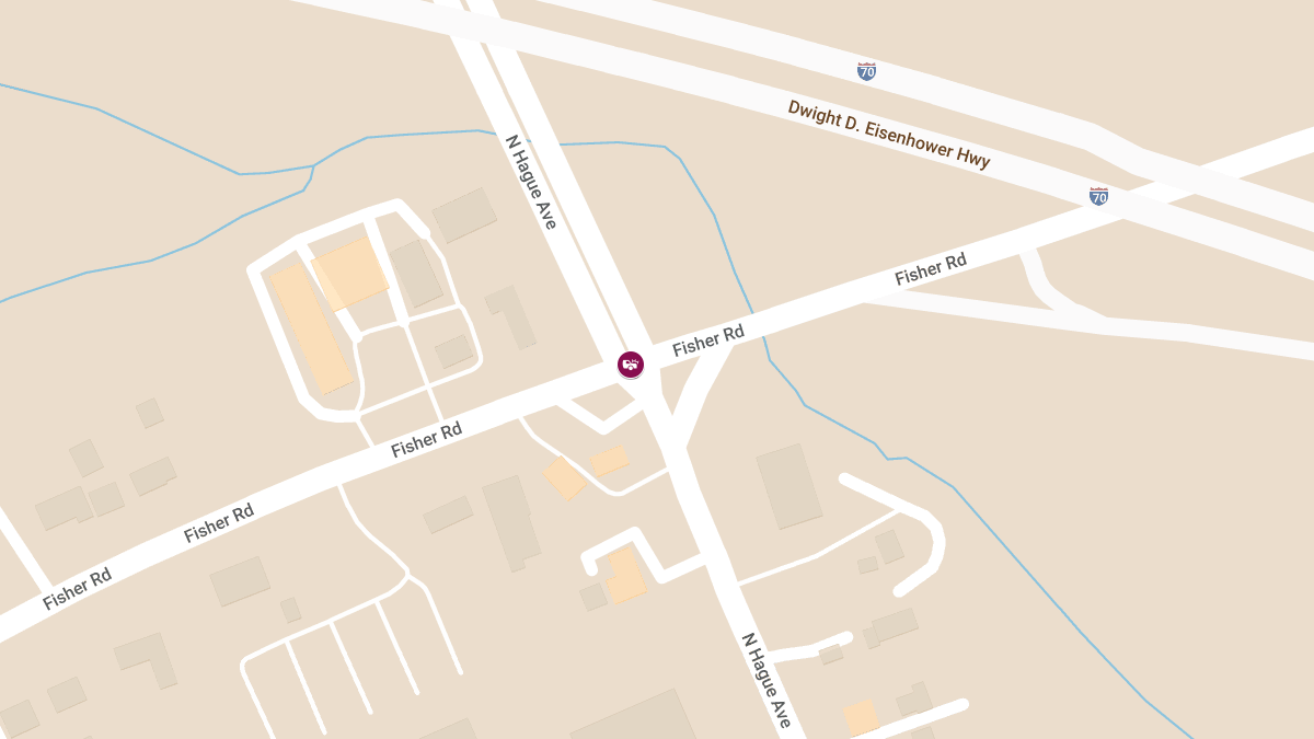 Injuries Reported in Crash at Fisher Rd & N Hague Ave