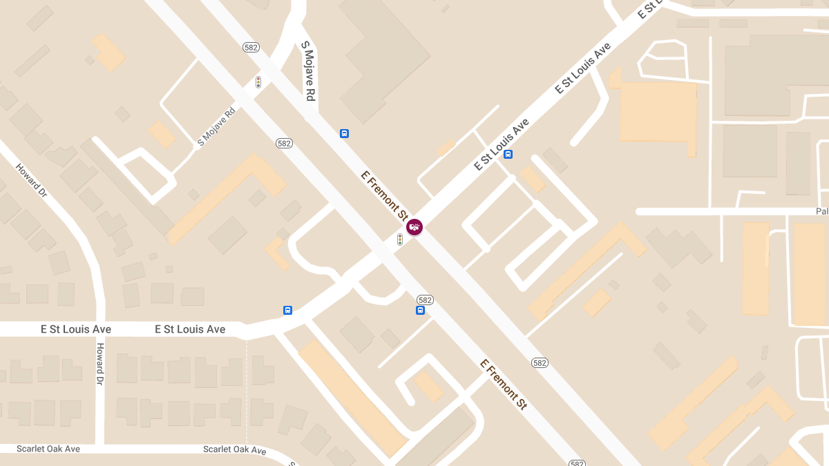 Injuries Reported in Crash at Fremont St & E St Louis Ave