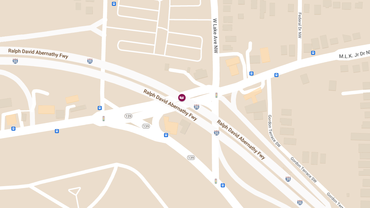 Injuries Reported in Crash at I-20 E & Martin Luther King Jr Dr SW