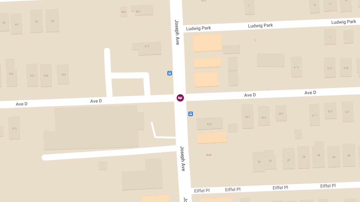 Injuries Reported in Crash at Joseph Ave and Avenue D