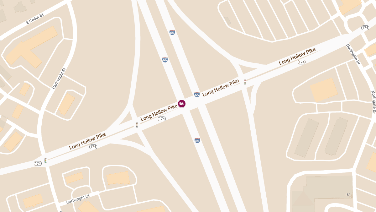 Injuries Reported in Crash at Long Hollow Pike & I-65 N Ext Ramp