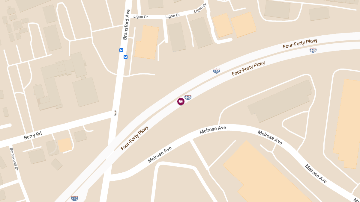 Injuries Reported in Crash on I-440 W at MM 36