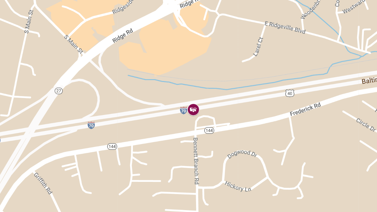 Injuries Reported in Crash on I-70 Near Mile Marker 26-28