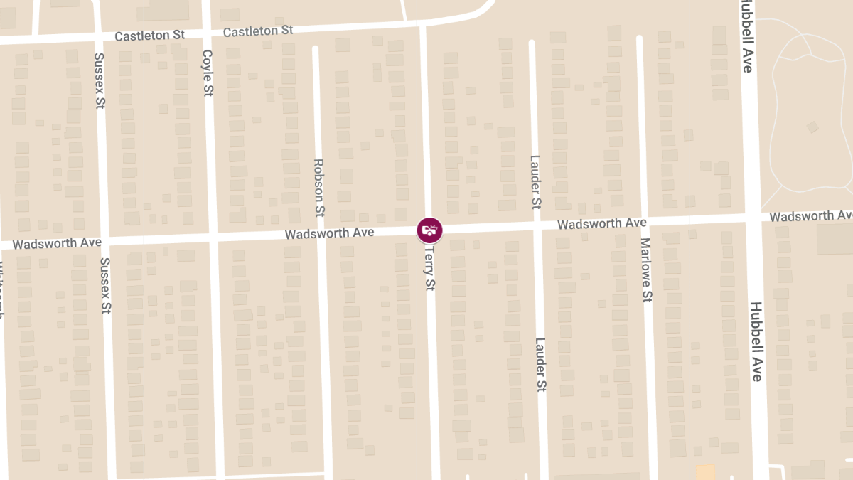 Injuries Reported in Crash on Terry St