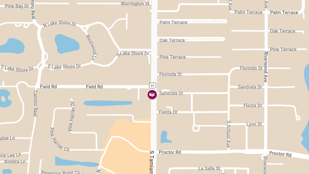 Injuries Reported in Crash on the 9000 Block of S 41