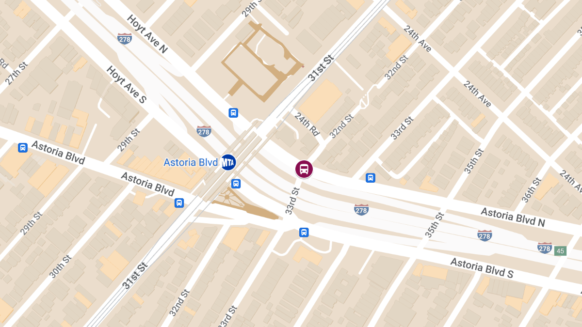 Injuries Reported in MTA Bus Crash at Astoria Blvd & 32nd St
