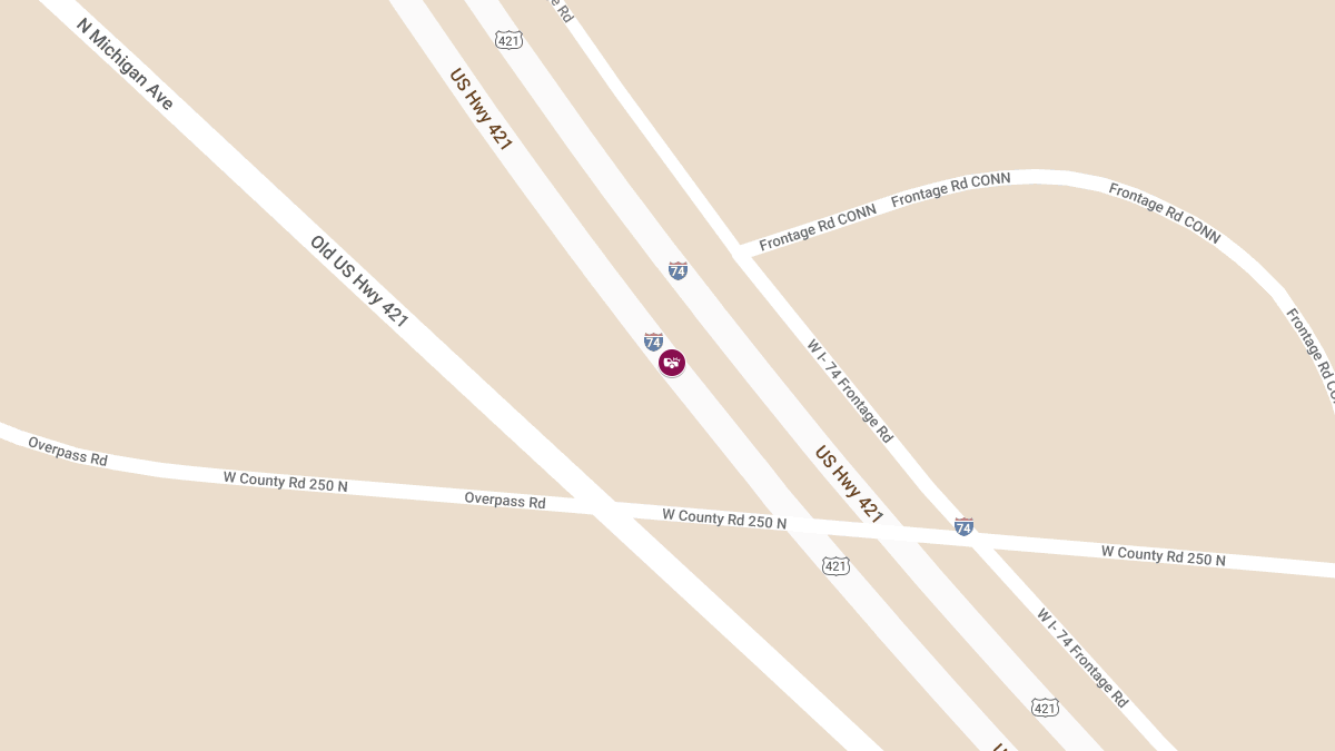 Injuries Reported in Multi-Vehicle Accident on I-74 EB Near 45-MM 