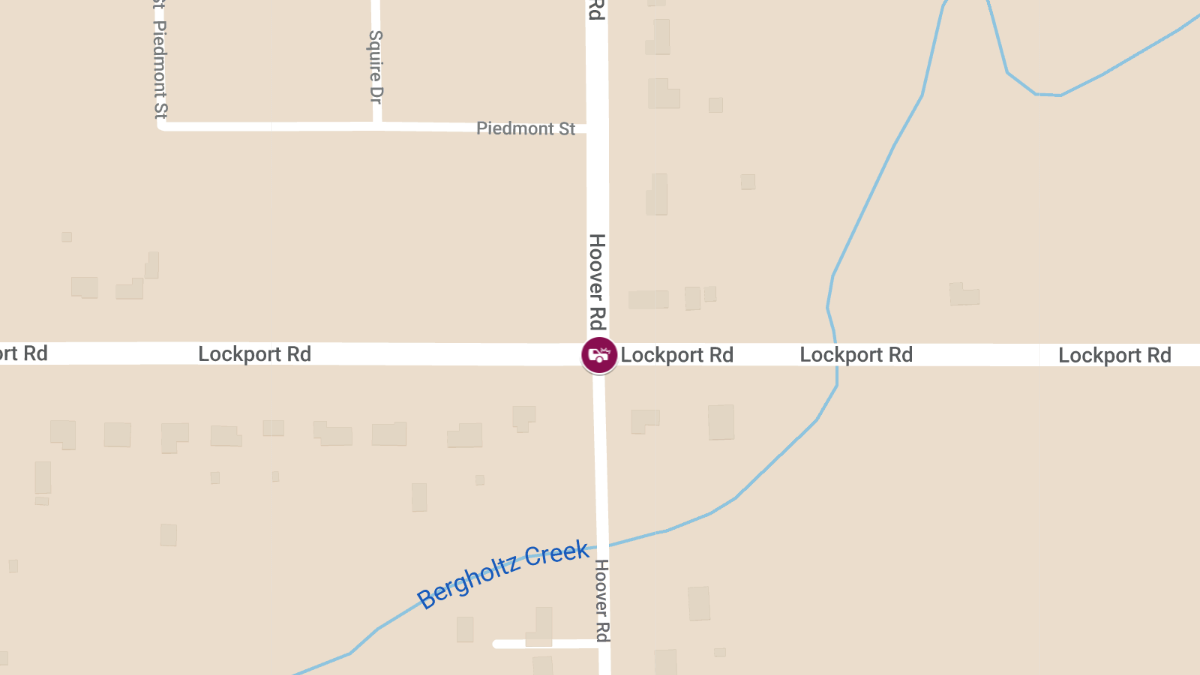Injuries Reported in Two-Vehicle Crash at Bergholz Lockport Rd & Hoover Rd