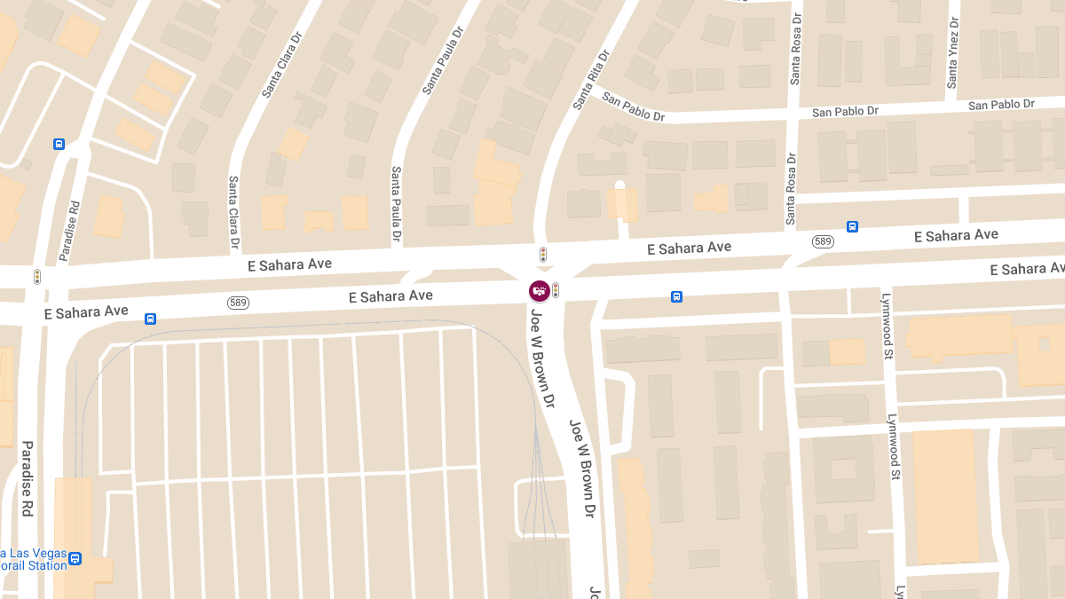 Injuries in Accident at E Sahara Ave & Joe W Brown Dr