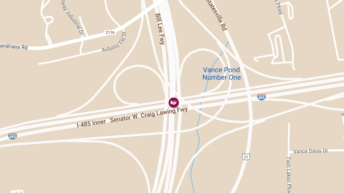Injuries in Accident at I-485 Ramp & S I-77 Exit 2 Ramp