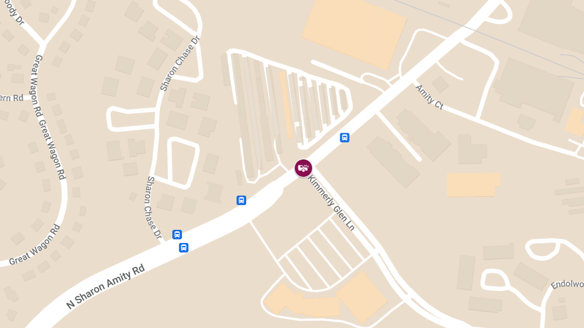 Injuries in Accident at N Sharon Amity Rd & Kimmerly Glen Ln