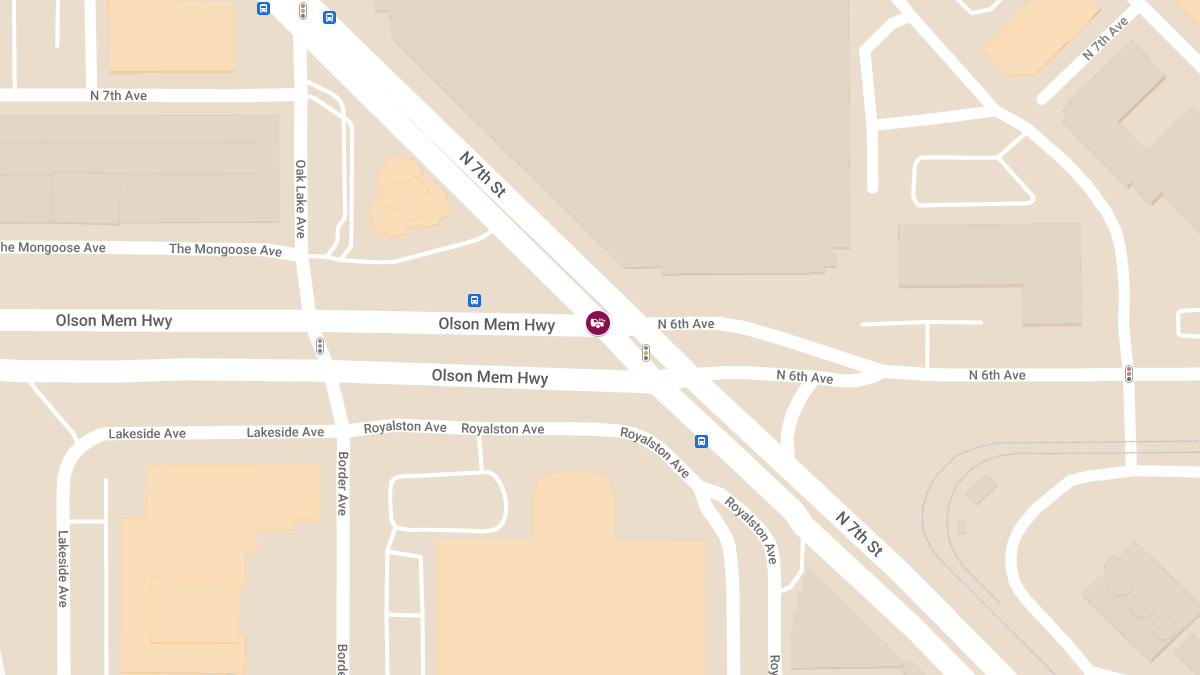 Injuries in Accident at Olson Memorial Hwy & N 7th St