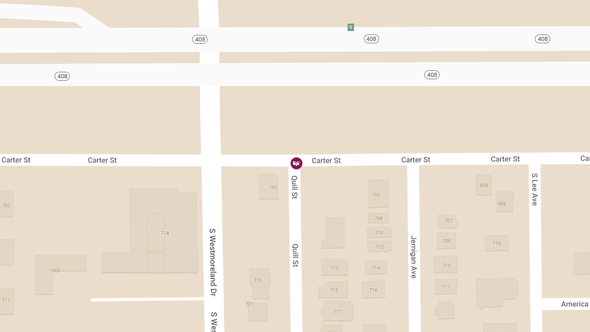 Injuries in Accident at Quill Ave & Carter St