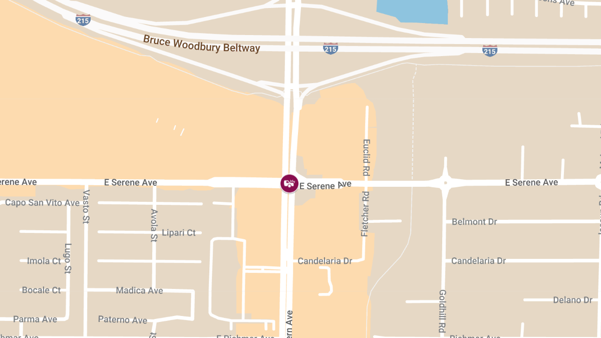 Injuries in Accident at S Eastern Ave & E Serene Ave