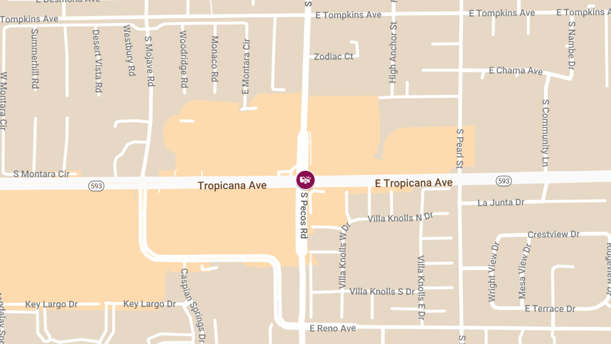 Injuries in Accident at S Pecos Rd & E Tropicana Ave