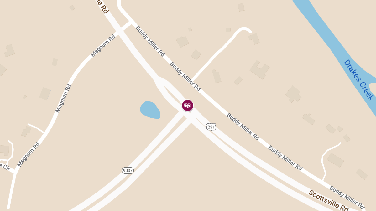 Injuries in Accident at Scottsville Rd & Hwy 9007 North