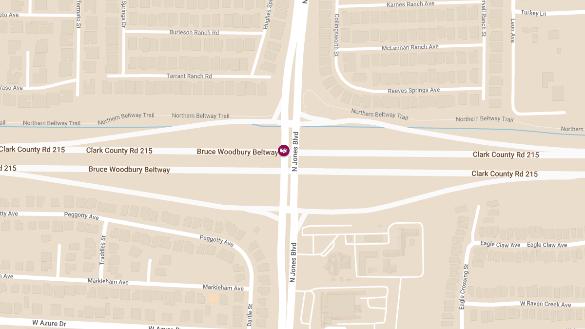 Injuries in Accident on N CC-215 E Near N Jones Blvd