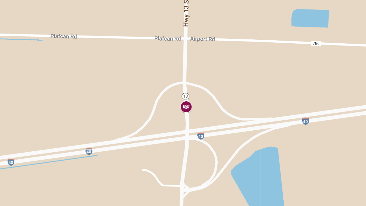 Injuries in Accident on SB State Highway 13 near I-40