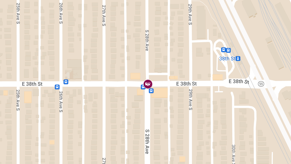 Injuries in Car Accident at 28th Ave S & 38th St E