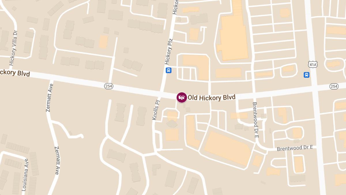 Injuries in Collision at 15119 Old Hickory Blvd