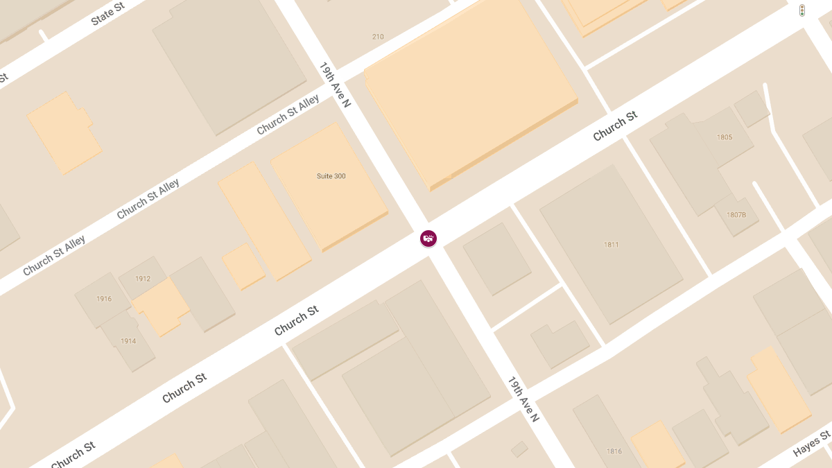 Injuries in Collision at 19th Ave N & Church St