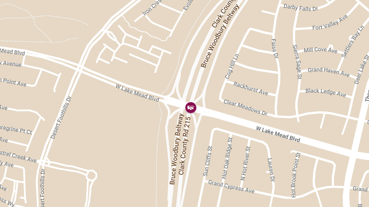 Injuries in Collision at CC215 S & Lake Mead Blvd