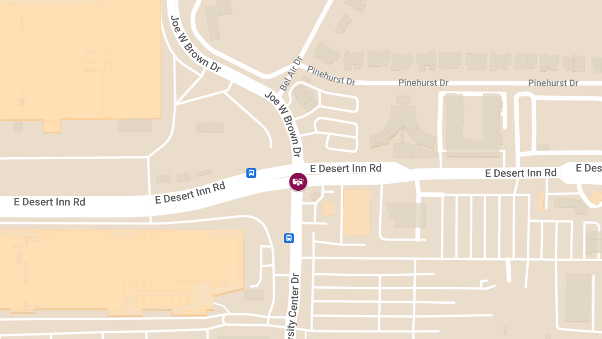 Injuries in Collision at E Desert Inn Rd and Joe W Brown Dr