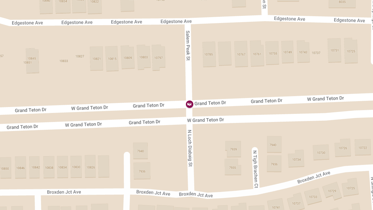 Injuries in Collision at Grand Teton Dr & Salem Peak St