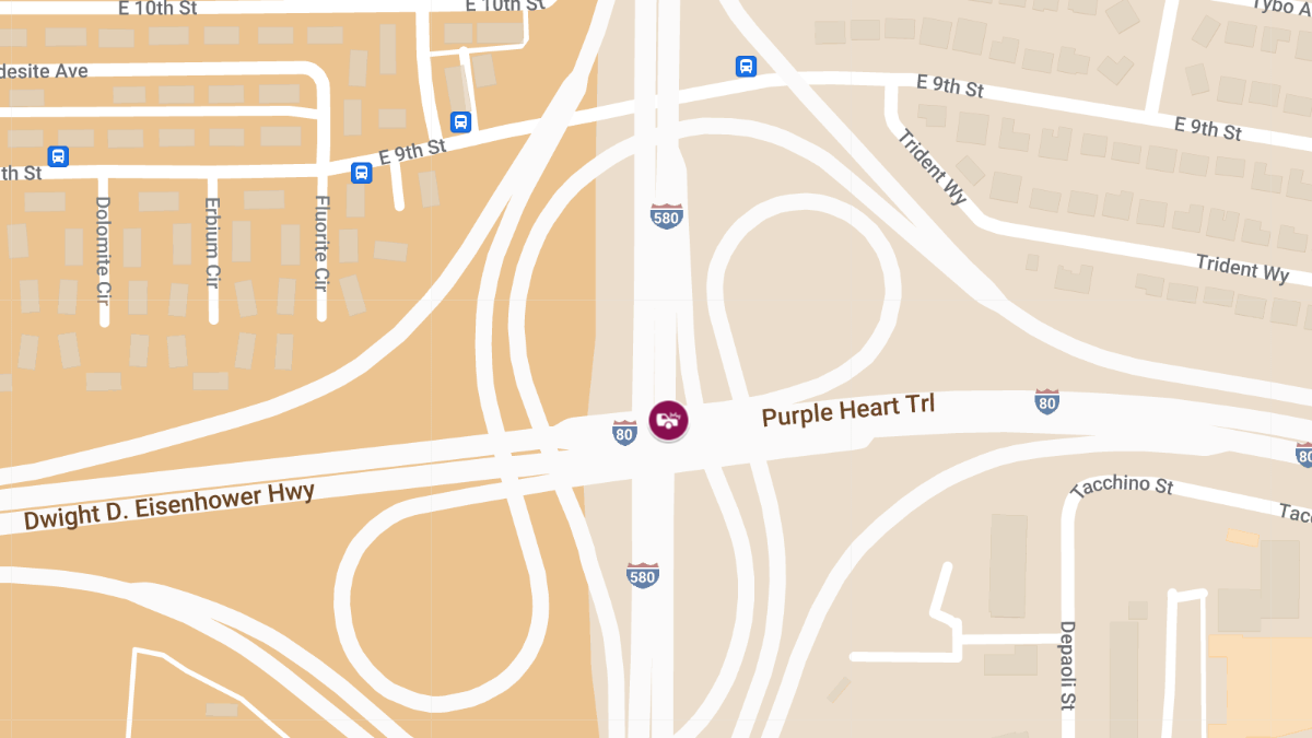 Injuries in Collision on I-580 N at I-80 W Interchange