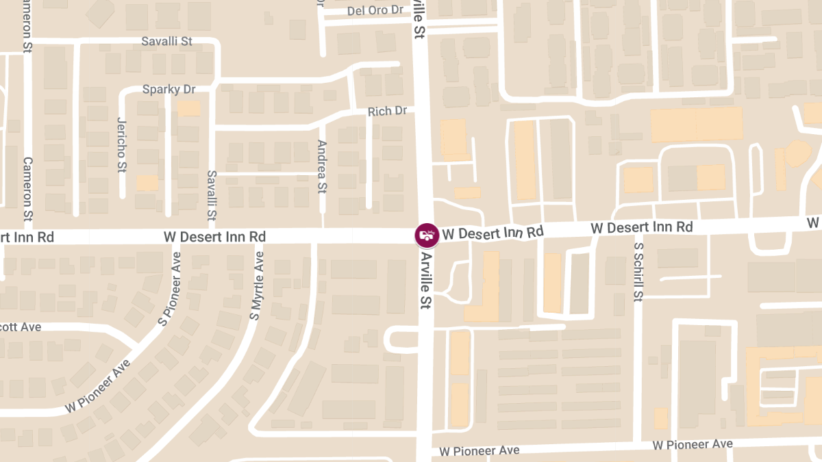Injuries in Colllsion at W Desert Inn Rd & Arville St
