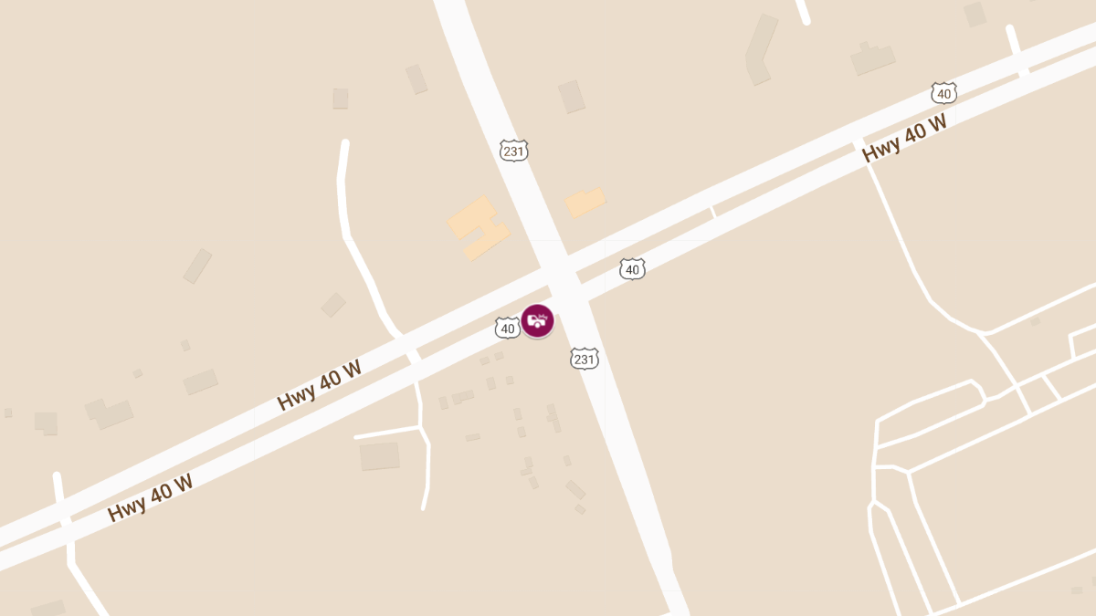 Injuries in Crash at 8784 East US40