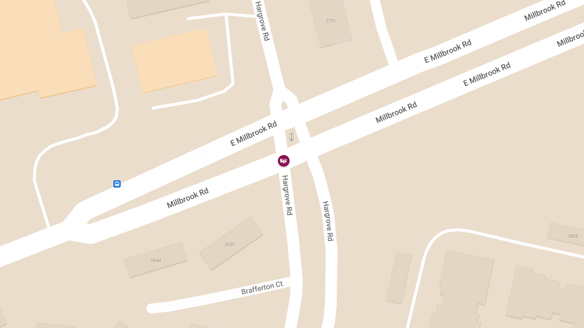 Injuries in Crash at E Millbrook Rd & Hargrove Rd