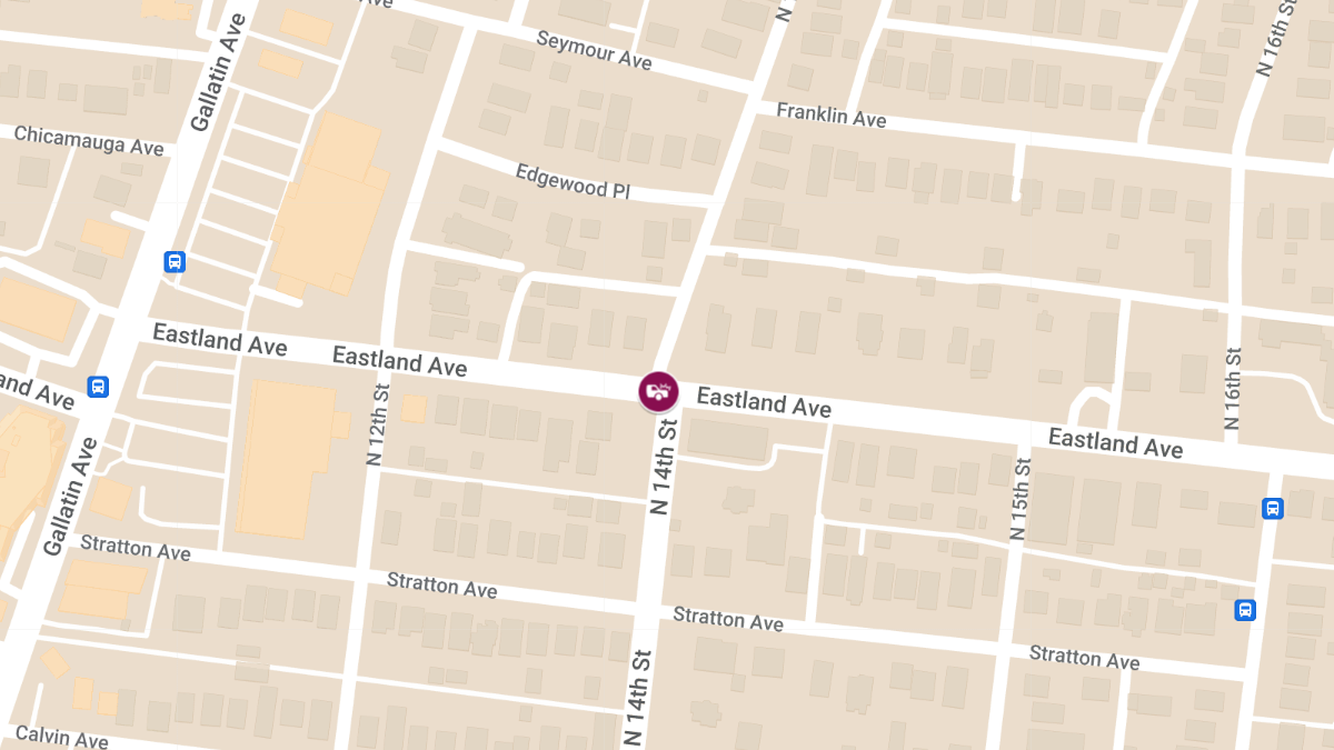 Injuries in Crash at Eastland Ave & N 14th St