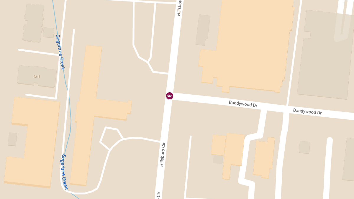 Injuries in Crash at Hillsboro Cir & Bandywood Dr