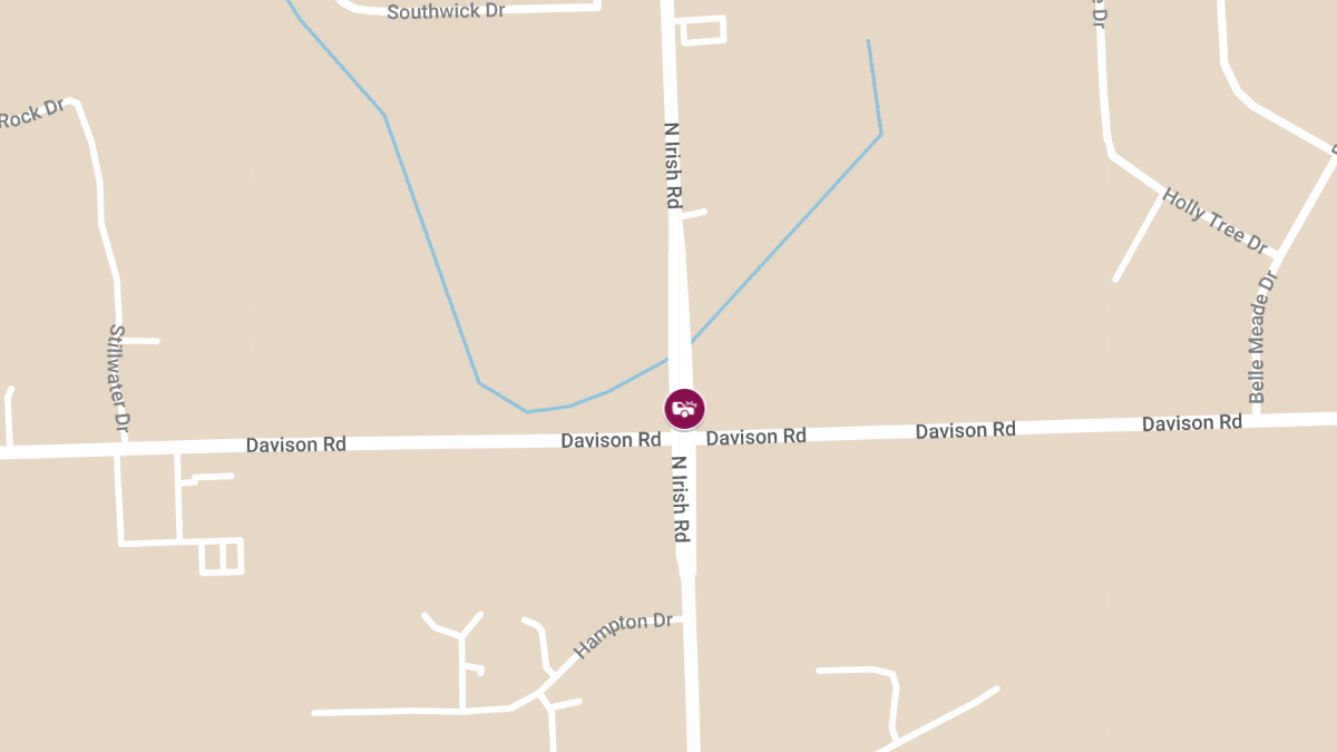 Injuries in Crash at N Irish Rd & Davison Rd