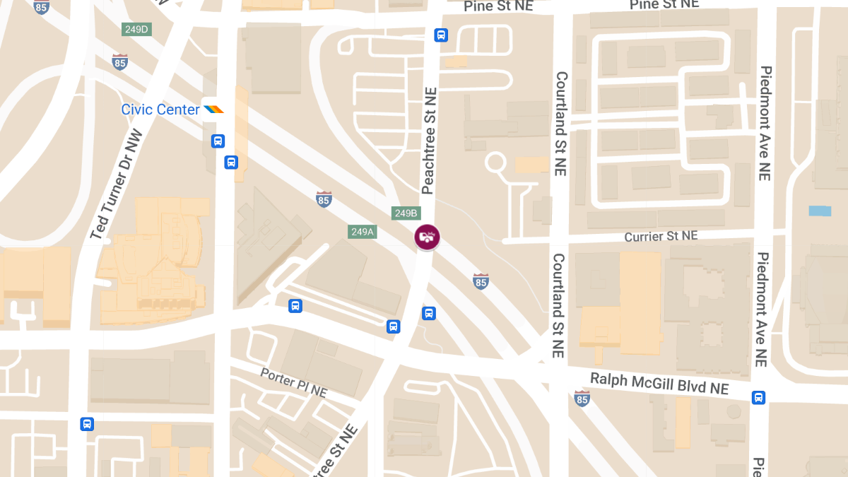 Injuries in Crash at Peachtree St NE & I-85 S 