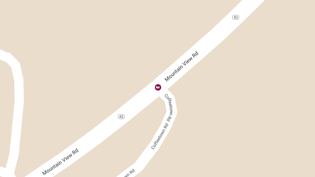 Injuries in Crash at Route 43 & Coffee Town Rd
