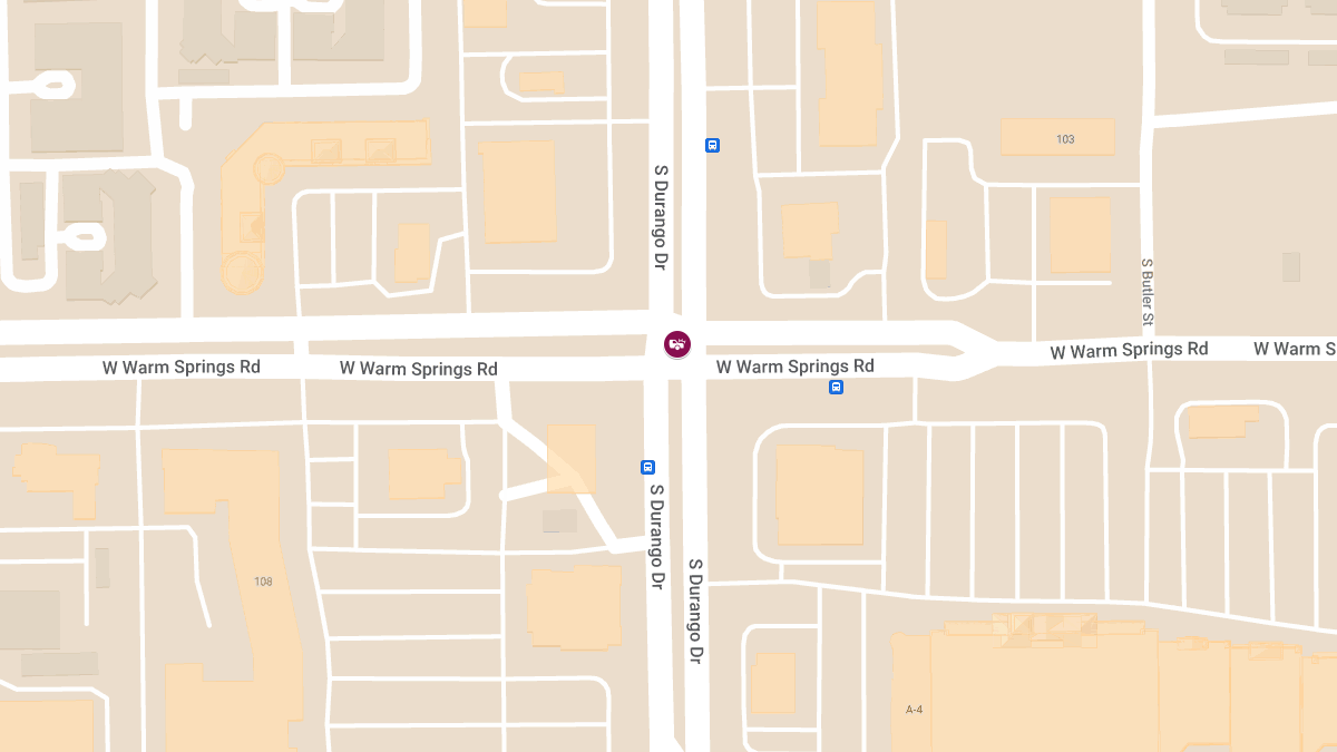 Injuries in Crash at S Durango Dr & W Warm Springs Rd