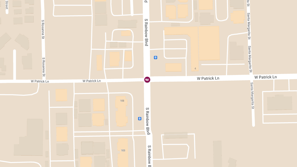 Injuries in Crash at S Rainbow Blvd & W Patrick Ln